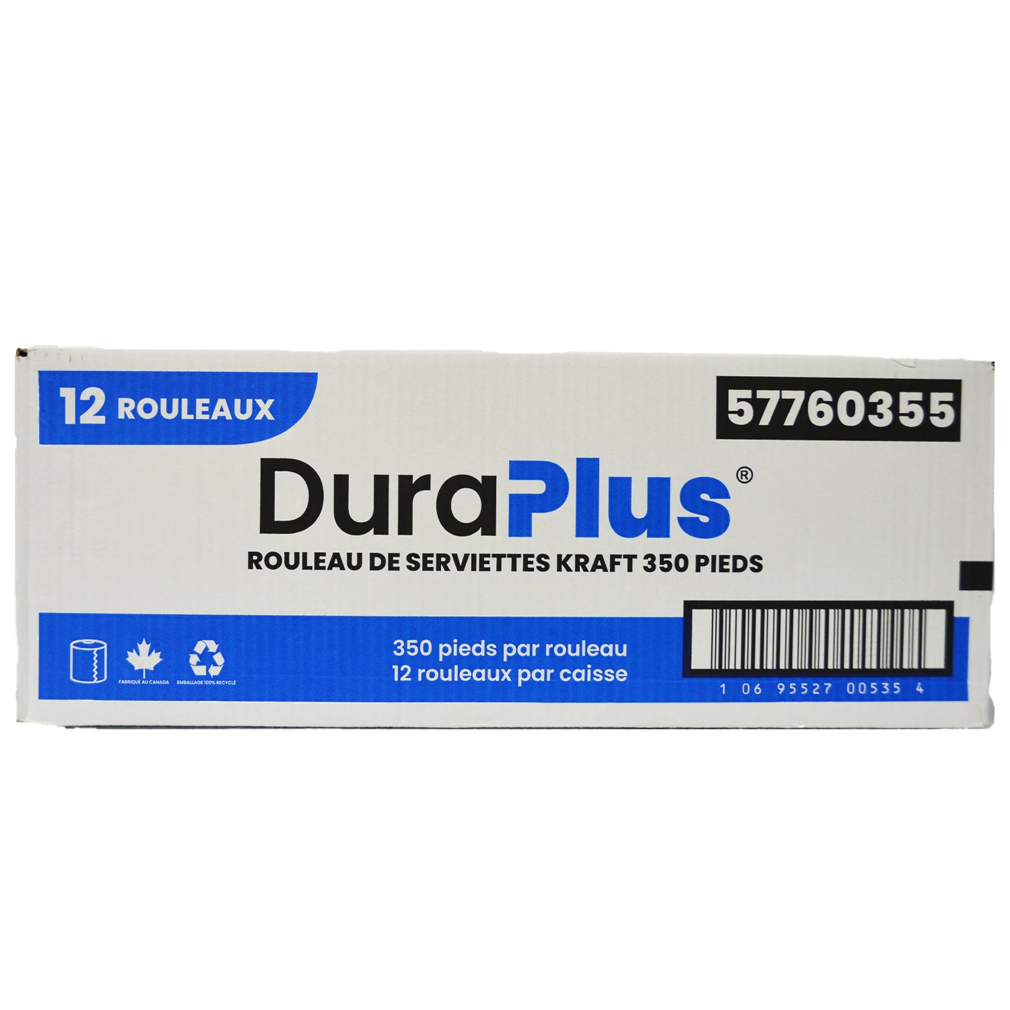 DuraPlus® Hardwound Paper Towel Kraft 350' - 12 Rolls/Case