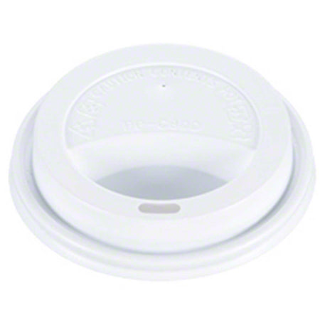 GreenCentury® PP Plastic Lid For 10 to 24 oz. Paper Cup - White