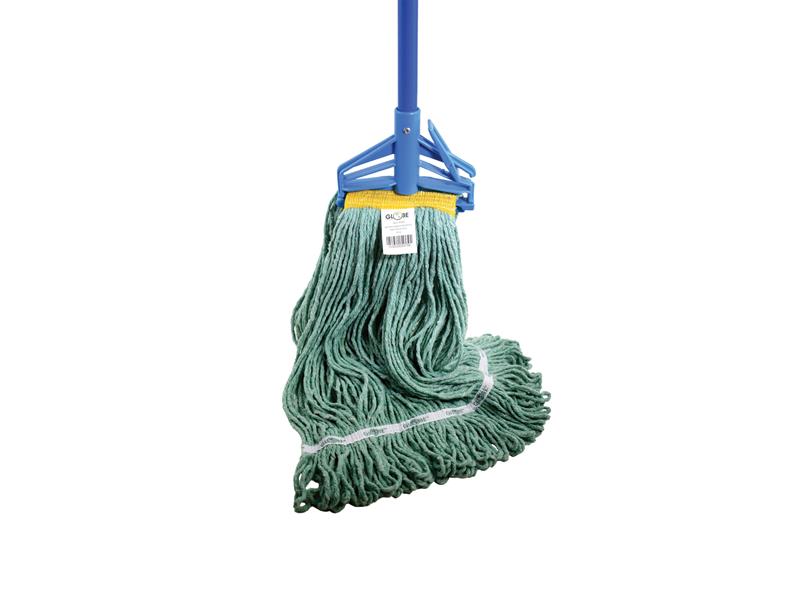 Globe™ Syn-Pro® Synthetic Narrow Band Wet Green Looped End Mop