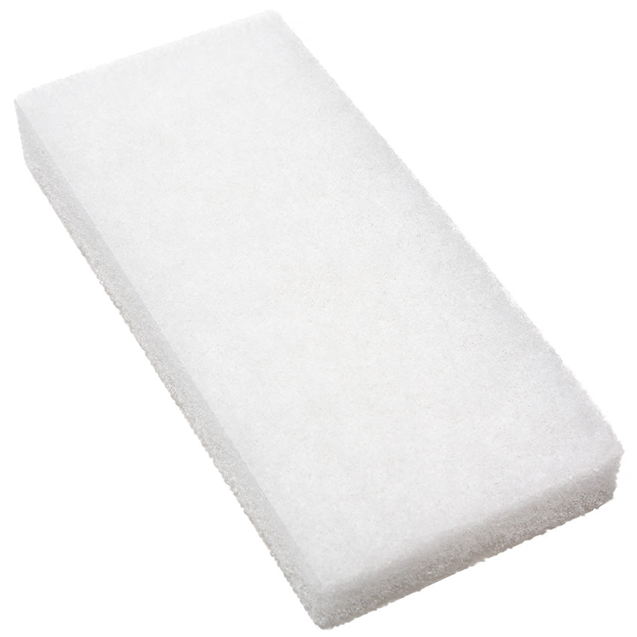 Prime Source® White Light Duty Utility Pad 4.5" x 10" x 1" 5/Pack