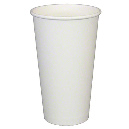 GreenCentury® PE Lined Single Wall Paper Cup - 16 oz. White