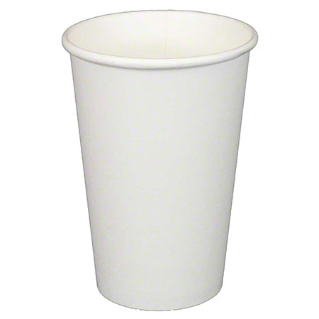 GreenCentury® PE Lined Single Wall Paper Cup - 12 oz. White