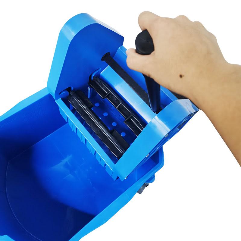 Kwik-It Mop Pail/Downpress Wringer 38L - Blue