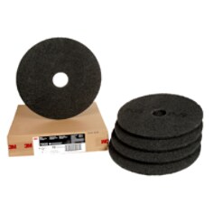 3M® Black Stripping Pad 7200 18" 5/Case