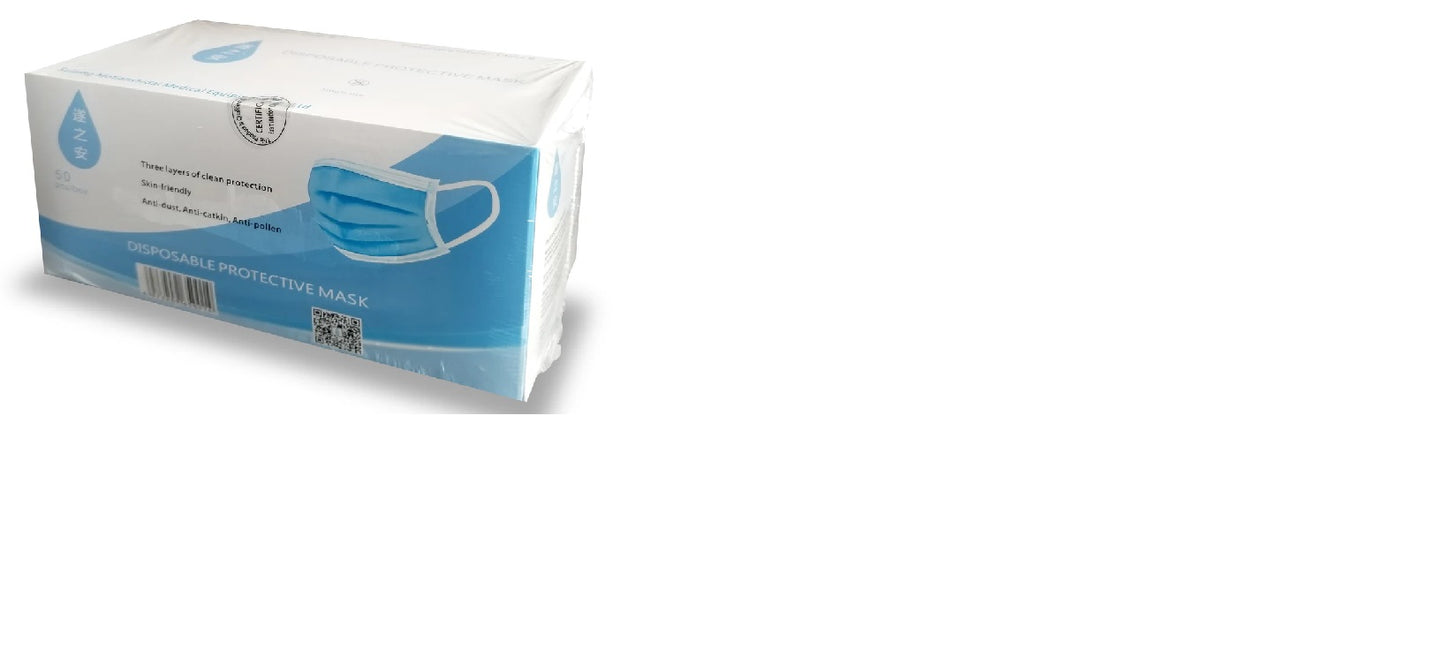 Face Mask Disposable 50pcs