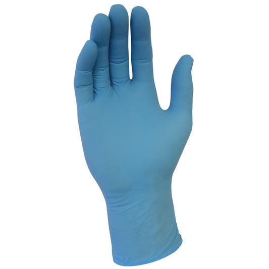 DuraPlus® Nitrile Gloves Powder Free 4mil Blue - Extra Large