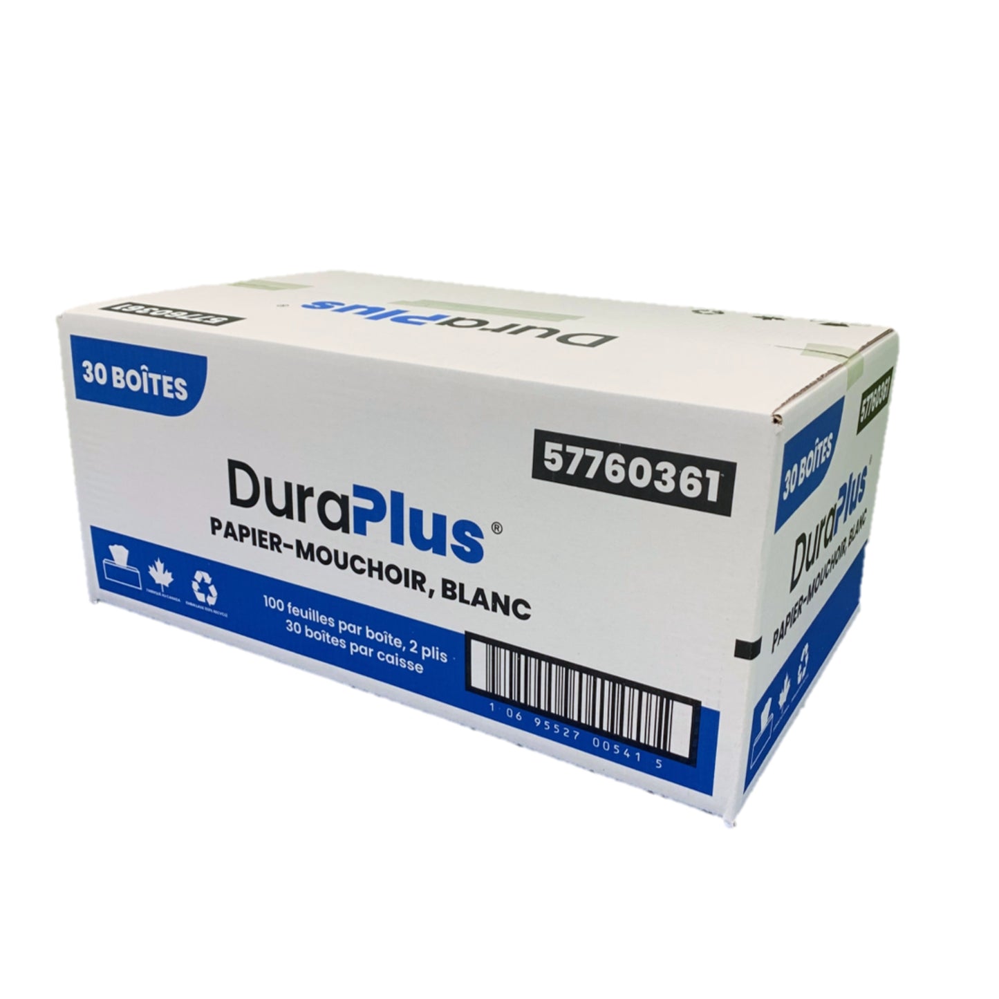 DuraPlus® Facial Tissue 100 Sheets - 30/Case