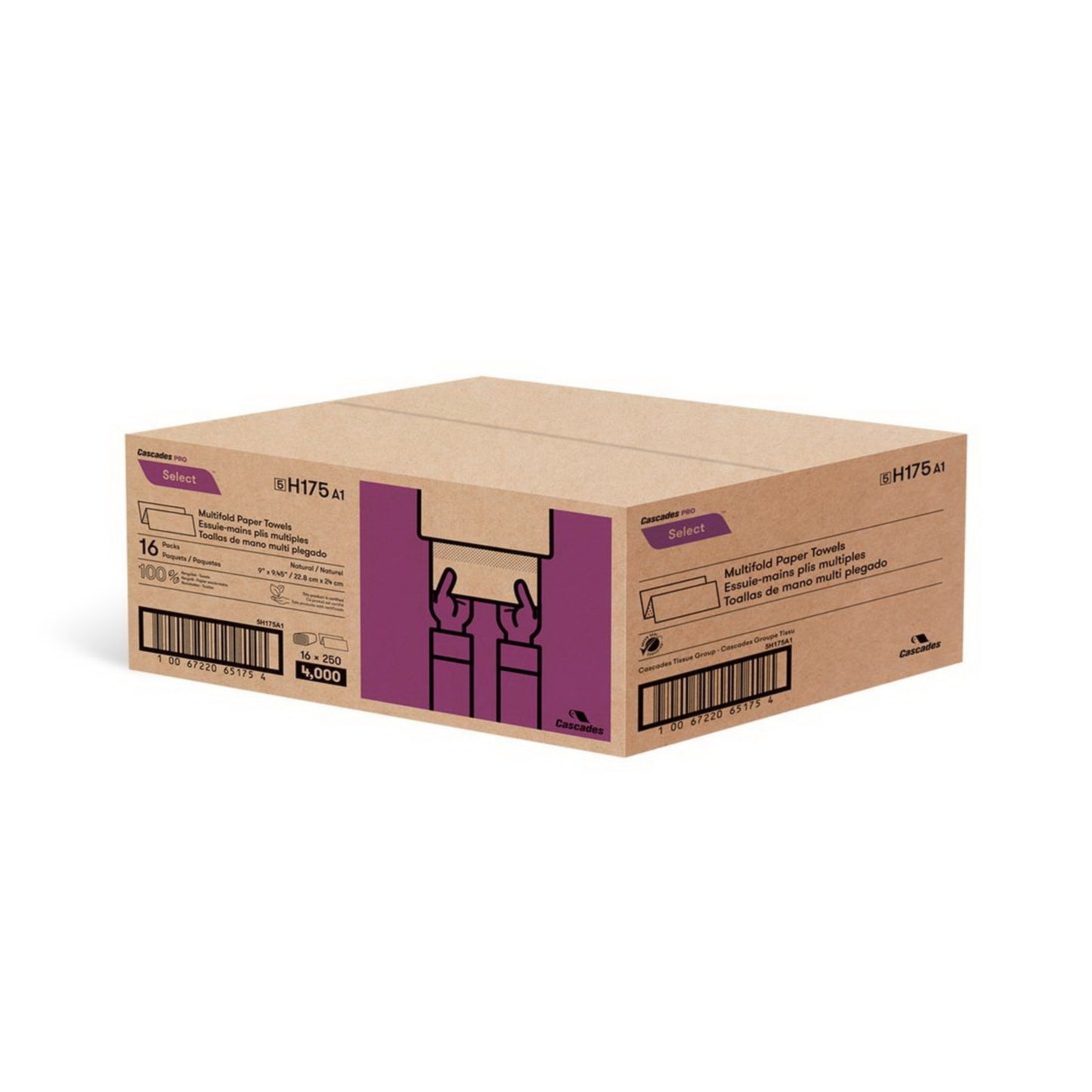 Cascade H175 Pro Select Multifold Natural
