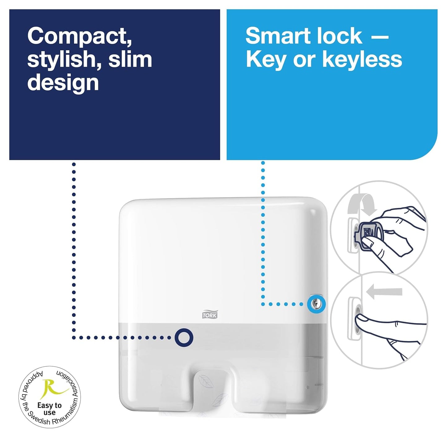 Tork Xpress® Mini Multifold Hand Towel Dispenser White H2