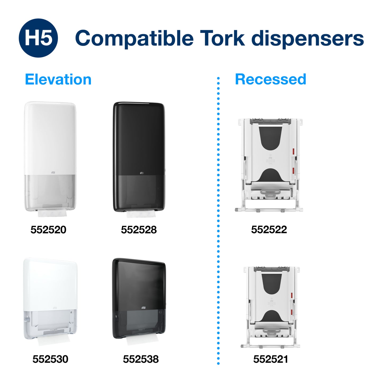Tork PeakServe® Continuous™ Hand Towel White H5