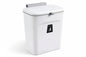 Stor-Kwik Hinged Lid 9L Wastebasket - White