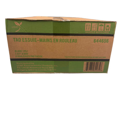 LEAF TAD Roll Towel White 500'