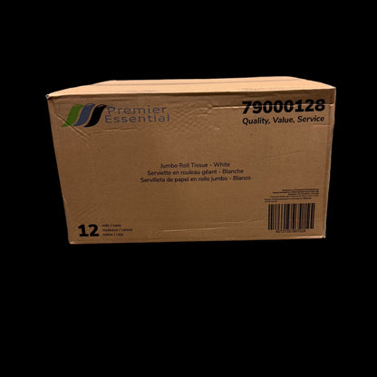Premier Essential Jumbo Roll Tissues 2Ply 1000'-  12 Rolls/Case