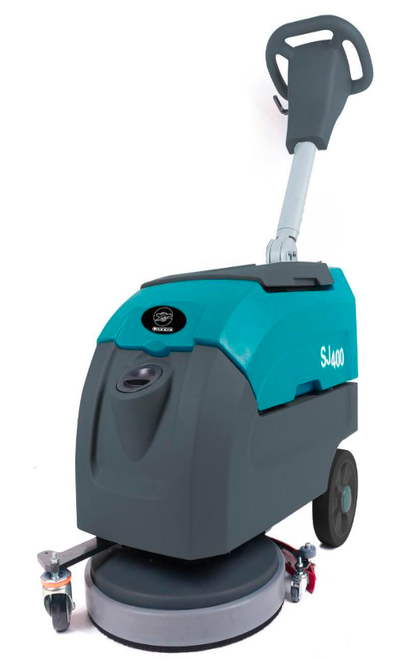 Cannon SJ400 Battery 15" Autoscrubber with Charger, Pad Holder and Brush