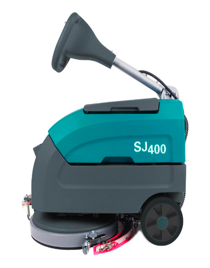 Cannon SJ400 Battery 15" Autoscrubber with Charger, Pad Holder and Brush