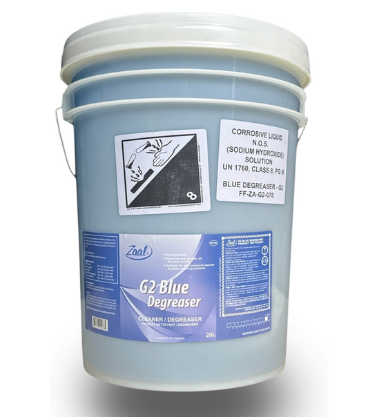 Zaal G2 Heavy Duty Blue Degreaser 20L
