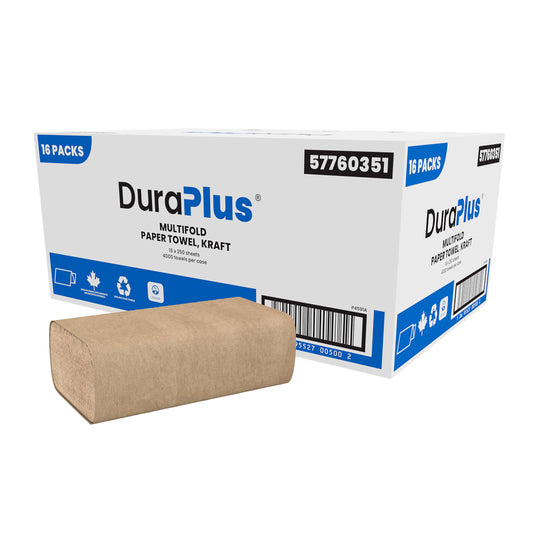 DuraPlus® Multifold Hand Towel Kraft