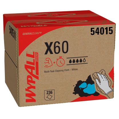 WypAll® GeneralClean™ X60 Multi-Task Cleaning Cloths Brag Box (54015) - 236 Sheets