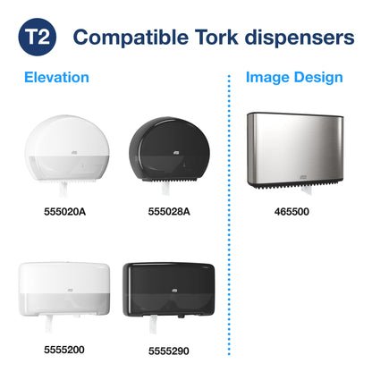 Tork® Mini Jumbo Toilet Paper Roll White T2