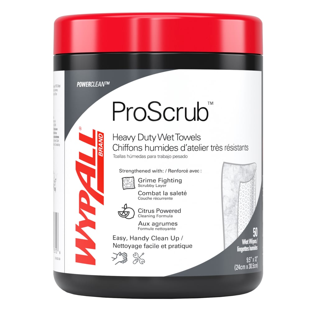 WypAll® PowerClean™ ProScrub™ Heavy Duty Wet Towels