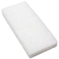 Prime Source® White Light Duty Utility Pad 4.5" x 10" x 1" 5/Pack
