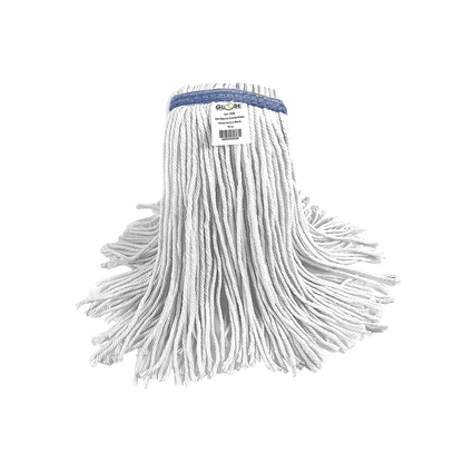 Globe™ Syn-Pro® Narrow Band Wet White Cut End Mop Synthetic