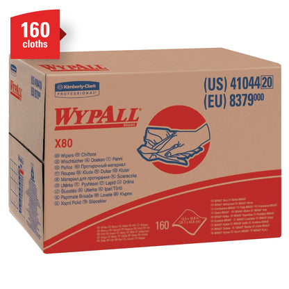 WypAll® X80 Reusable Wipes (41044) - 160 Sheets
