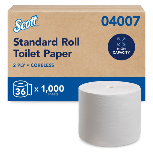 Scott® Essential Coreless Standard Roll Toilet Paper (04007)