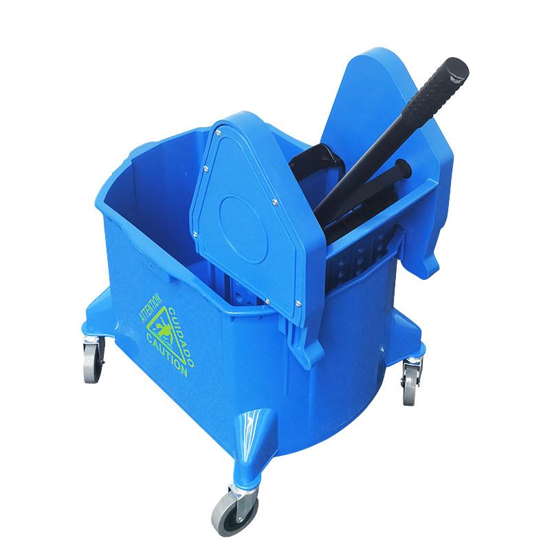 Kwik-It Mop Pail/Downpress Wringer 38L - Blue