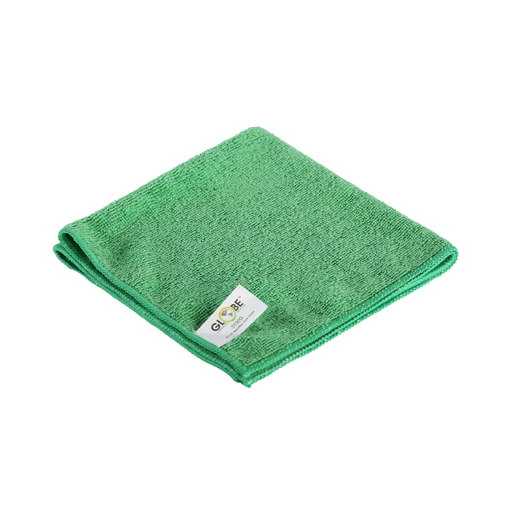 Globe™ Microfibre Cloths 14" x 14" - 10/Pack