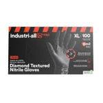 Industrial-All Black Nitrile Gloves 8Mil