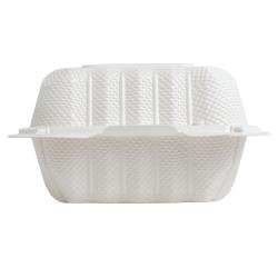 EcoSystems® 1 Compartment Hinged Container 6" x 6" - 250/Case