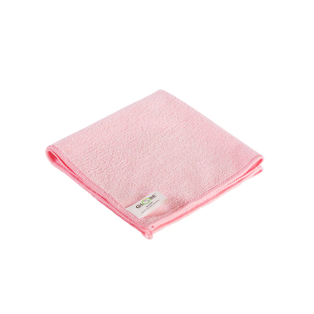 Globe™ Microfibre Cloths 14" x 14" - 10/Pack