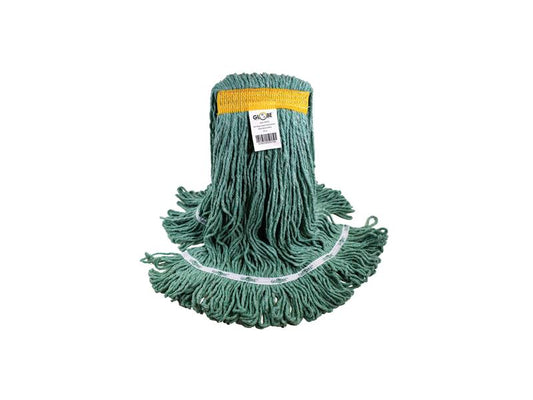 Globe™ Syn-Pro® Synthetic Narrow Band Wet Green Looped End Mop
