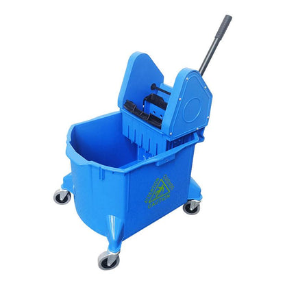 Kwik-It Mop Pail/Downpress Wringer 38L - Blue
