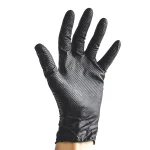 Industrial-All Black Nitrile Gloves 8Mil