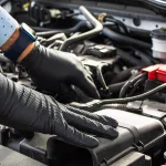 Industrial-All Black Nitrile Gloves 8Mil