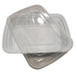T-32W Microwaveable Rectangular Container & Lid - 32 Oz. White