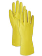 Prime Source® Flocked Lined Yellow Latex Glove - X-Large