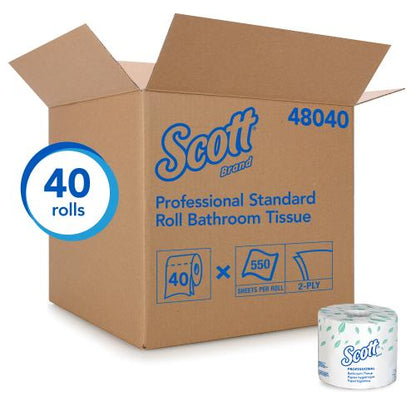 Scott® Essential Standard Roll Bathroom Tissue - (48040)