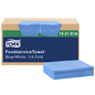 Tork® 1/4 Fold Foodservice Cleaning Towel - 13" x 21" Blue/White