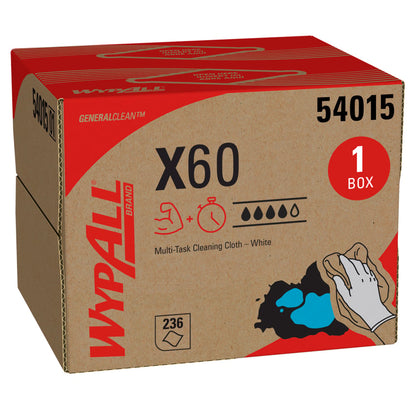 WypAll® GeneralClean™ X60 Multi-Task Cleaning Cloths Brag Box (54015) - 236 Sheets