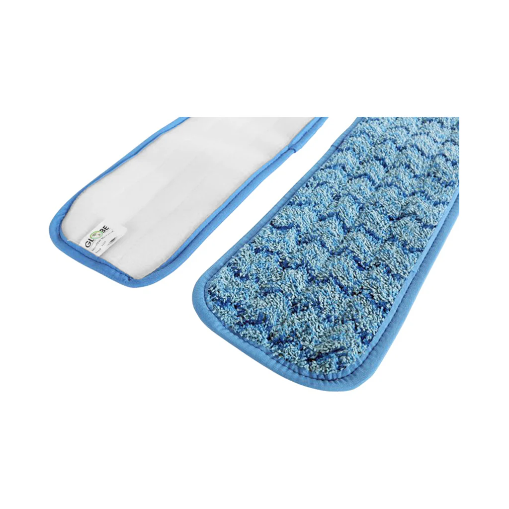 Globe™ Blue Microfiber Wet Pad - 18"L