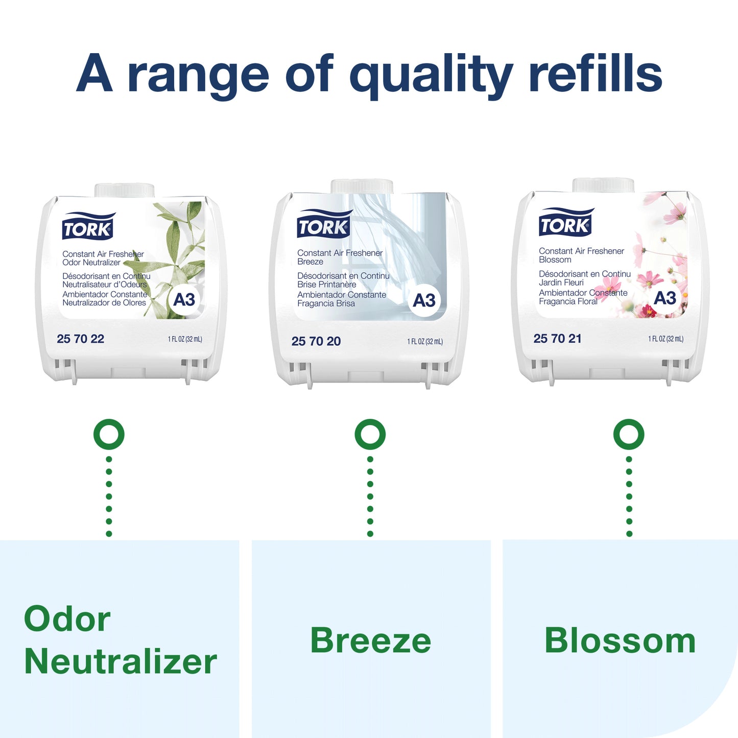 Tork Constant Air Freshener Dispenser - Black A3