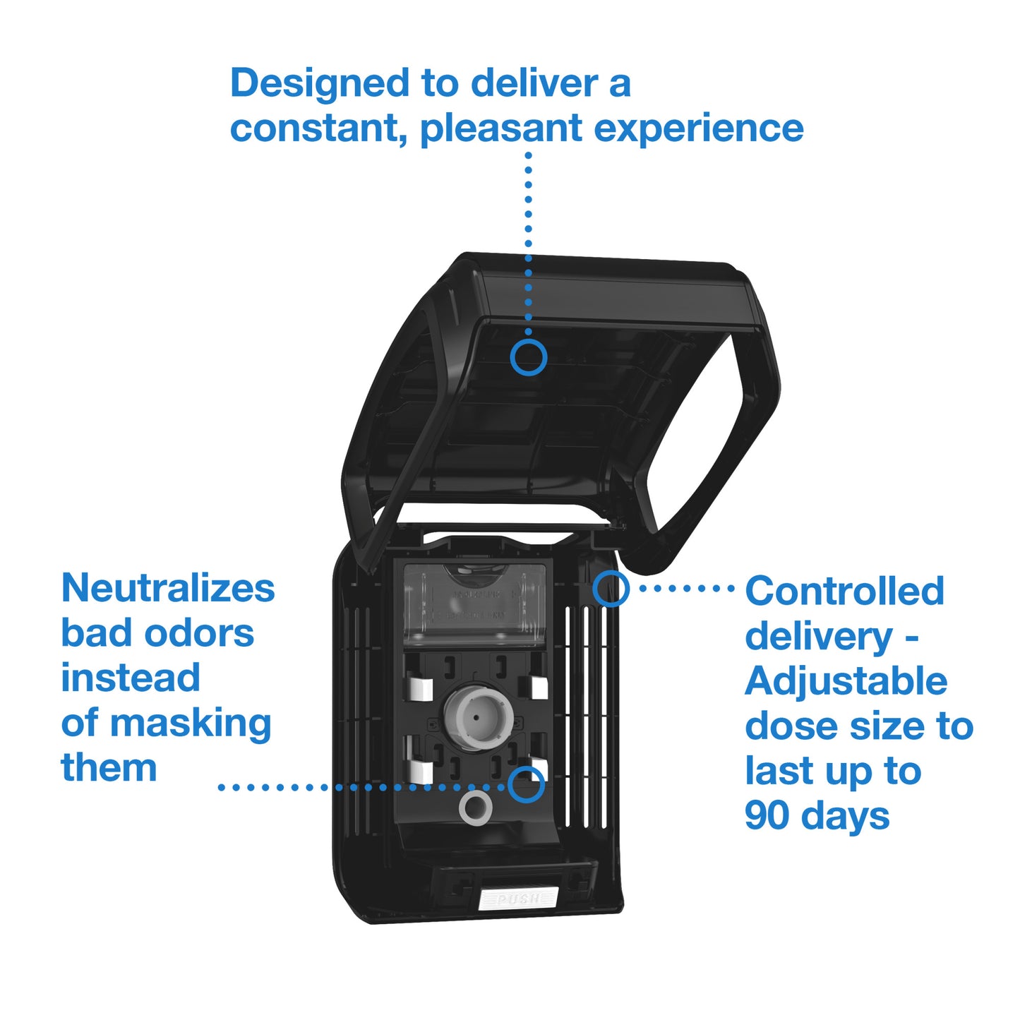 Tork Constant Air Freshener Dispenser - Black A3