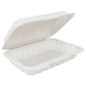 EcoSystems® 1 Compartment Hinged Container 9" x 6" - 150/Case