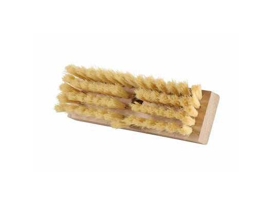 Globe™ Natural Fiber Deck Scrub Head - 8" Head -Khaki