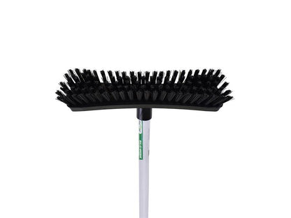 Globe™ Floor And Deck Scrub Brushes With Metal Handle - 10"L Head/ 48"L Handle