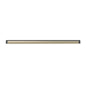 Brass Window Squeegee Channel with Rubber, 22"