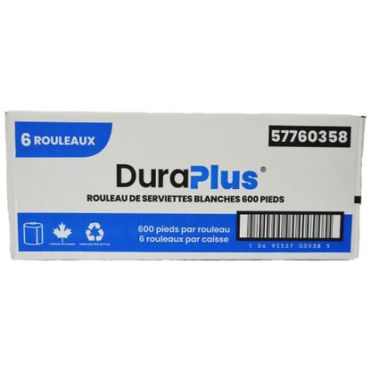 DuraPlus® Hardwound Roll Towel 600' White